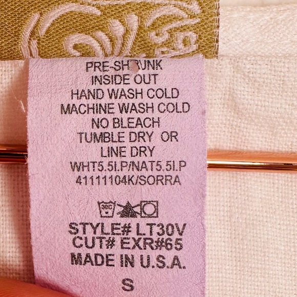 Vintage match point linen tank top sleeveless - Picture 6 of 7